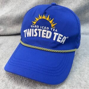 Twisted Tea Hard Iced Tea Mens Blue Twisted Tea Snapback Rope Hat OSFM